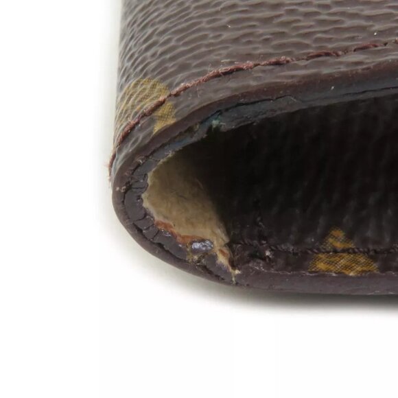 Auth LOUIS VUITTON Monogram Glasses Case Brown - Picture 4 of 9